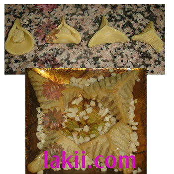 بسكوت مثلث اللوز