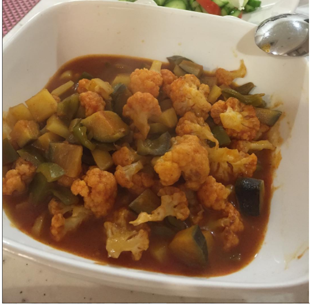 يختة زهرة وباذنجان